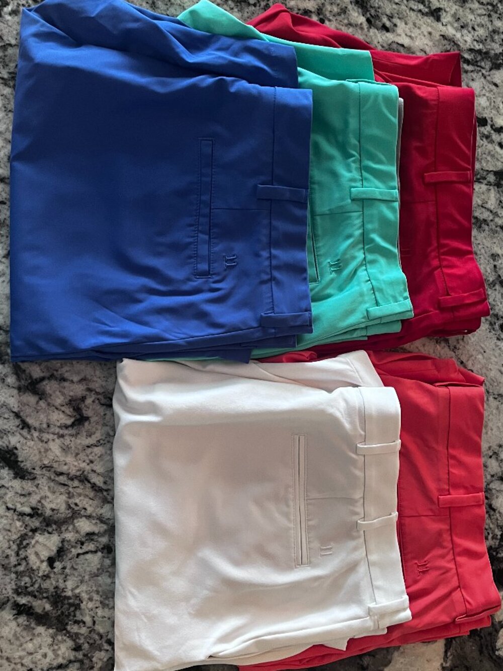 Walter Hagen Men's Size 42 Golf Shorts 10" Inseam LOT of 5 - Excellent Condition